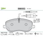 VALEO Bremsbeläge 598553 VALEO Bremsbeläge 598553