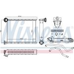 Nissens Heizungskühler PKW 72067 Nissens Heizungskühler PKW 72067