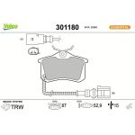 VALEO Bremsbeläge 301180 VALEO Bremsbeläge 301180