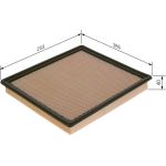 Bosch Luftfilter F 026 400 500 Bosch Luftfilter F 026 400 500