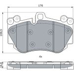 Bosch Bremsbelagsatz 0 986 424 073 Bosch Bremsbelagsatz 0 986 424 073