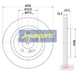 Japanparts Bremsscheibe DP-0512C Japanparts Bremsscheibe DP-0512C