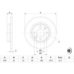 Bremsscheibe 0 986 479 B79 Bremsscheibe 0 986 479 B79