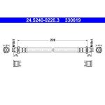 ATE Bremsschlauch 24.5240-0220.3 ATE Bremsschlauch 24.5240-0220.3