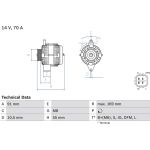 Bosch Lichtmaschine 0 986 082 300