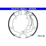 ATE Bremsbacken 03.0137-3024.2 ATE Bremsbacken 03.0137-3024.2