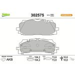 VALEO Bremsbeläge 302575 VALEO Bremsbeläge 302575