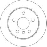 Bremsscheibe Db T. W169 B-Klasse DF4453 Bremsscheibe Db T. W169 B-Klasse DF4453