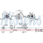 NISSENS Turbolader 93107 NISSENS Turbolader 93107