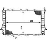 MAHLE Kühler, Motorkühlung CR 591 000S MAHLE Kühler, Motorkühlung CR 591 000S