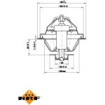725162 NRF Kühlmittelthermostat 725162 725162 NRF Kühlmittelthermostat 725162