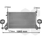 Van Wezel Motorkühler 43002560 Van Wezel Motorkühler 43002560