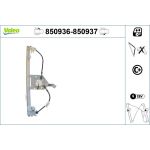 VALEO 850936 Fensterheber VALEO 850936 Fensterheber