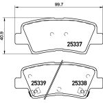 BREMBO Bremsklötze Xtra HA P 30 094X BREMBO Bremsklötze Xtra HA P 30 094X