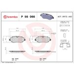 BREMBO Bremsklötze VA P 56 066 BREMBO Bremsklötze VA P 56 066