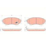 Bremsklötze VA GDB3403 Bremsklötze VA GDB3403