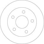 Bremsscheibe Nissan T. Primera DF4357 Bremsscheibe Nissan T. Primera DF4357
