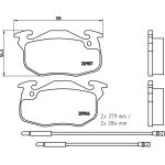 P 61 099 Brembo Prime Bremsbelagsatz Vorderachse – P 61 099 – 105 x 54 x 18 mm – Bremssystem Bendix – OE Nummer 1611457980 P 61 099 Brembo Prime Bremsbelagsatz Vorderachse – P 61 099 – 105 x 54 x 18 mm – Bremssystem Bendix – OE Nummer 1611457980