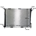 Kühler, Motorkühlung CR 841 000S Kühler, Motorkühlung CR 841 000S