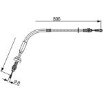 Handbremsseil 1987482543 Handbremsseil 1987482543