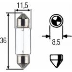 HELLA Glühlampe, Kennzeichenleuchte 8GM 002 092-123 HELLA Glühlampe, Kennzeichenleuchte 8GM 002 092-123
