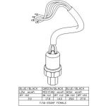 NRF Druckschalter, Klimaanlage 38920 NRF Druckschalter, Klimaanlage 38920