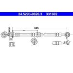 Bremsschlauch 24.5293-0626.3 Bremsschlauch 24.5293-0626.3