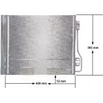 Kondensator, Klimaanlage AC 488 000S Kondensator, Klimaanlage AC 488 000S