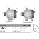 DENSO Generator DAN1035 DENSO Generator DAN1035
