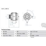 Bosch Lichtmaschine 0 986 049 990 Bosch Lichtmaschine 0 986 049 990