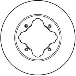 Bremsscheibe Honda P. Accord/Civic 1.4-2.2 90-01 DF2024 Bremsscheibe Honda P. Accord/Civic 1.4-2.2 90-01 DF2024