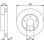 Bremsscheibe VA 0 986 479 315 Bremsscheibe VA 0 986 479 315