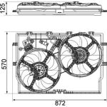 Lüfter Motorkühlung CFF 194 000P Lüfter Motorkühlung CFF 194 000P