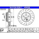 ATE Bremsscheibe 24.0124-0226.1