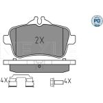 MEYLE Bremsbelagsatz Mercedes-Benz W166 11- Amg 025 252 1516/PD MEYLE Bremsbelagsatz Mercedes-Benz W166 11- Amg 025 252 1516/PD