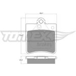 TOMEX brakes Bremsbelagsatz, Scheibenbremse TX 12-29 TOMEX brakes Bremsbelagsatz, Scheibenbremse TX 12-29