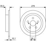 Bremsscheibe 0 986 479 D35 Bremsscheibe 0 986 479 D35