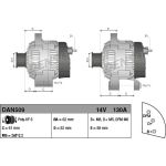 DENSO Generator DAN509 DENSO Generator DAN509