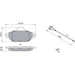 0 986 494 115 Bosch Bremsbelagsatz 0 986 494 115