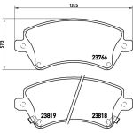 BREMBO Bremsklötze VA P 83 064 BREMBO Bremsklötze VA P 83 064