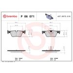 BREMBO Bremsklötze HA P 06 071 BREMBO Bremsklötze HA P 06 071