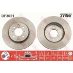 Bremsscheibe Honda P. Civic 94- Uk/Jp/Crx/Jazz/City 08-/Rover 200/400/25/45 262Mm Höhe. 44,6 Mm DF3021