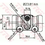 TRW Radbremszylinder BWK156 TRW Radbremszylinder BWK156