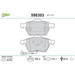 Valeo Bremsbelagsatz 598303 Valeo Bremsbelagsatz 598303