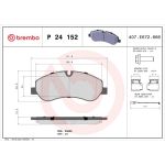 BREMBO Bremsklötze VA P 24 152 BREMBO Bremsklötze VA P 24 152