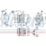 Nissens Klimakompressor PKW 890697 Nissens Klimakompressor PKW 890697