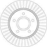 Bremsscheibe Chrysler P. Grand Voyager 2.8 Crd 07 DF6253S Bremsscheibe Chrysler P. Grand Voyager 2.8 Crd 07 DF6253S