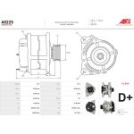 A0225 AS-PL Lichtmaschine (Generator) A0225