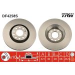 Bremsscheibe Audi S. A4/A6 1.8-4.2 Quattro 97-08 DF4258S Bremsscheibe Audi S. A4/A6 1.8-4.2 Quattro 97-08 DF4258S