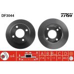 TRW Bremsscheibe DF3044 TRW Bremsscheibe DF3044